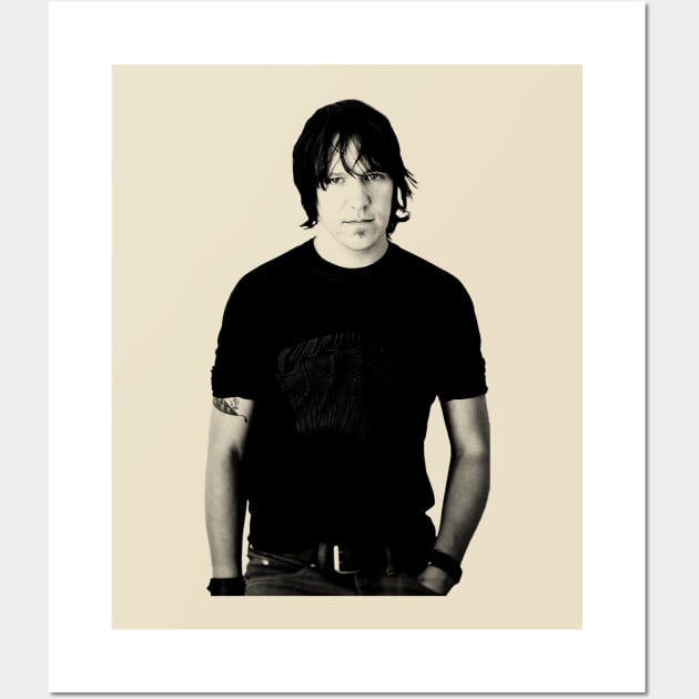 Elliott Smith // Retro Design Wall Art by Finainung